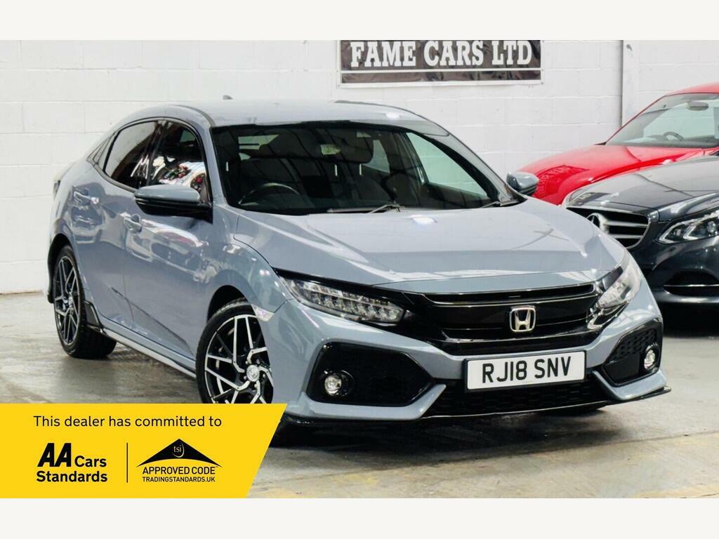 Honda Civic 1.5 Vtec Turbo Gpf Sport Cvt Euro 6 S S Grey