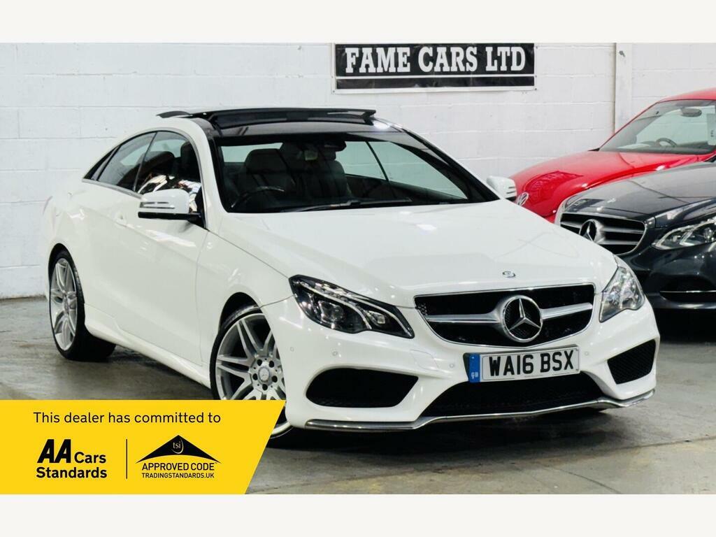Mercedes-Benz E Class 2.1 E220d Bluetec Amg Line G-tronic Euro 6 S S White