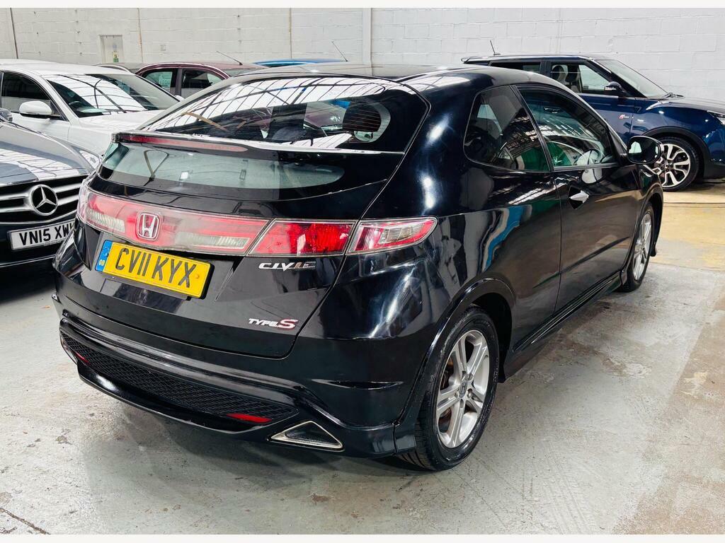 Honda Civic 1.4 I-vtec Type S I-shift Black #4