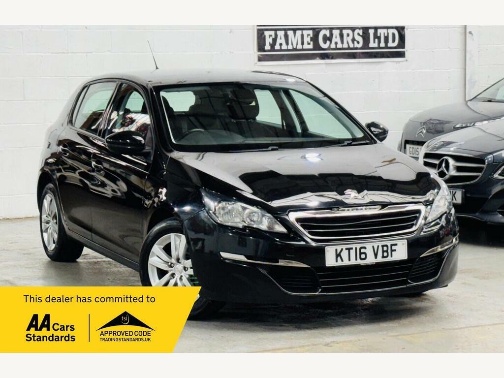 Peugeot 308 1.6 Bluehdi Active Eat Euro 6 S S Black