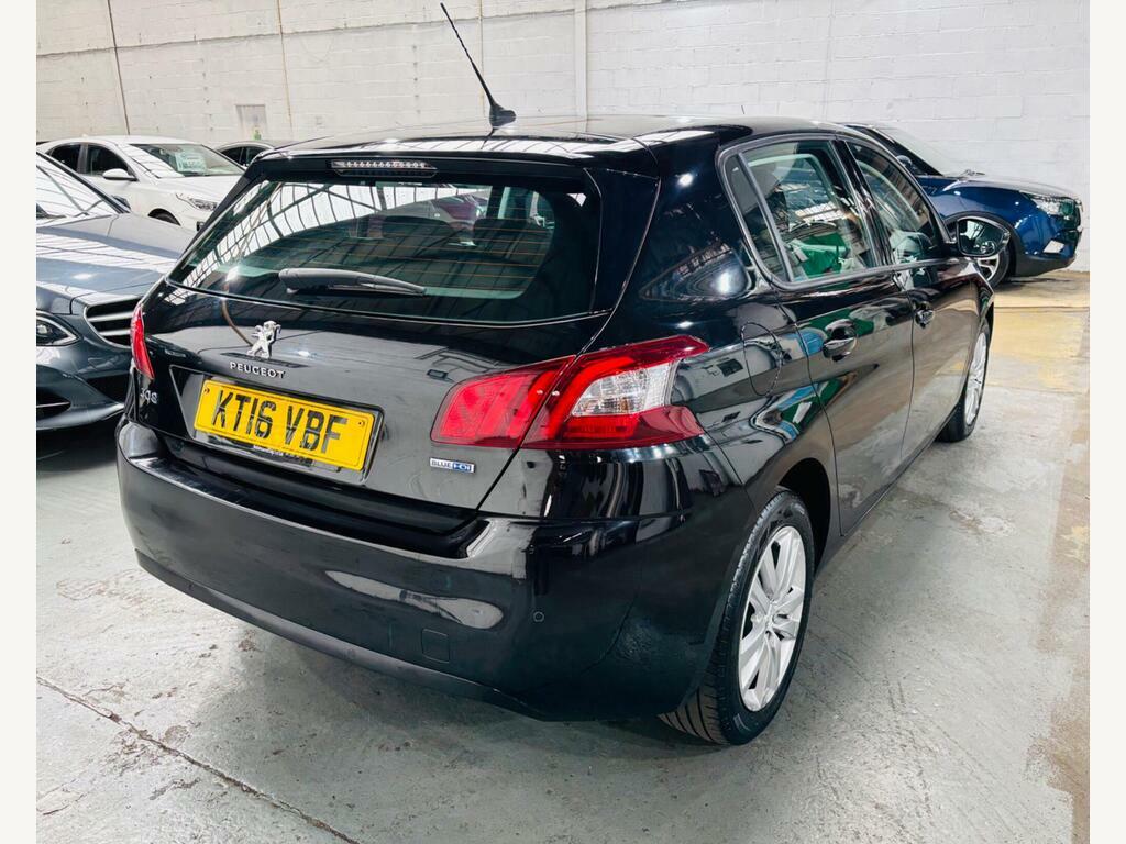 Peugeot 308 1.6 Bluehdi Active Eat Euro 6 S S Black #4