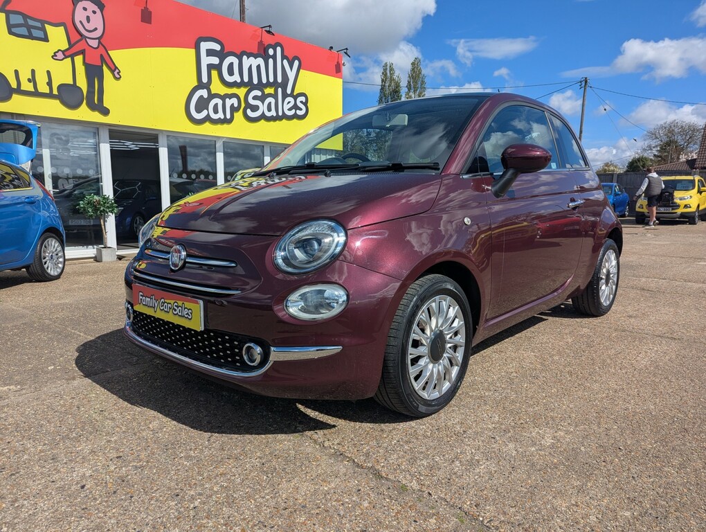 Fiat 500 Hatchback 1.2 My17 Lounge 201717 Red