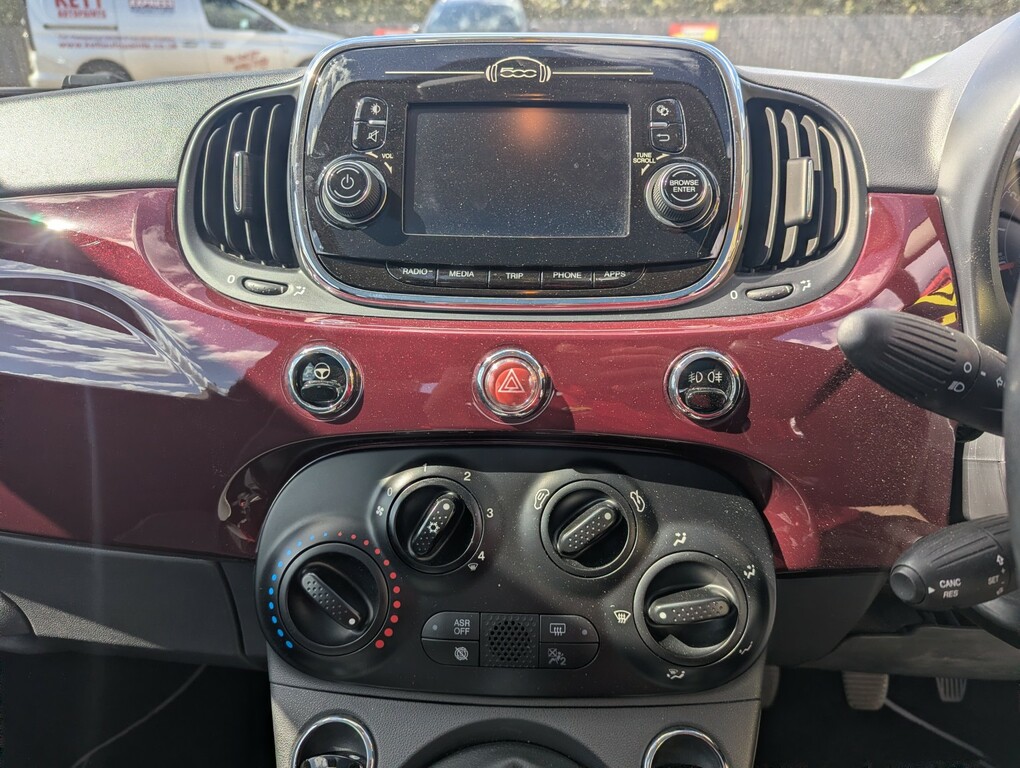 Fiat 500 Hatchback 1.2 My17 Lounge 201717 WO17FHZ Red #5