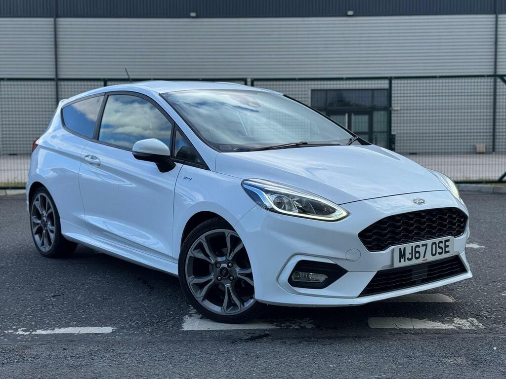Ford Fiesta 1.0T Ecoboost St-line Euro 6 Ss White
