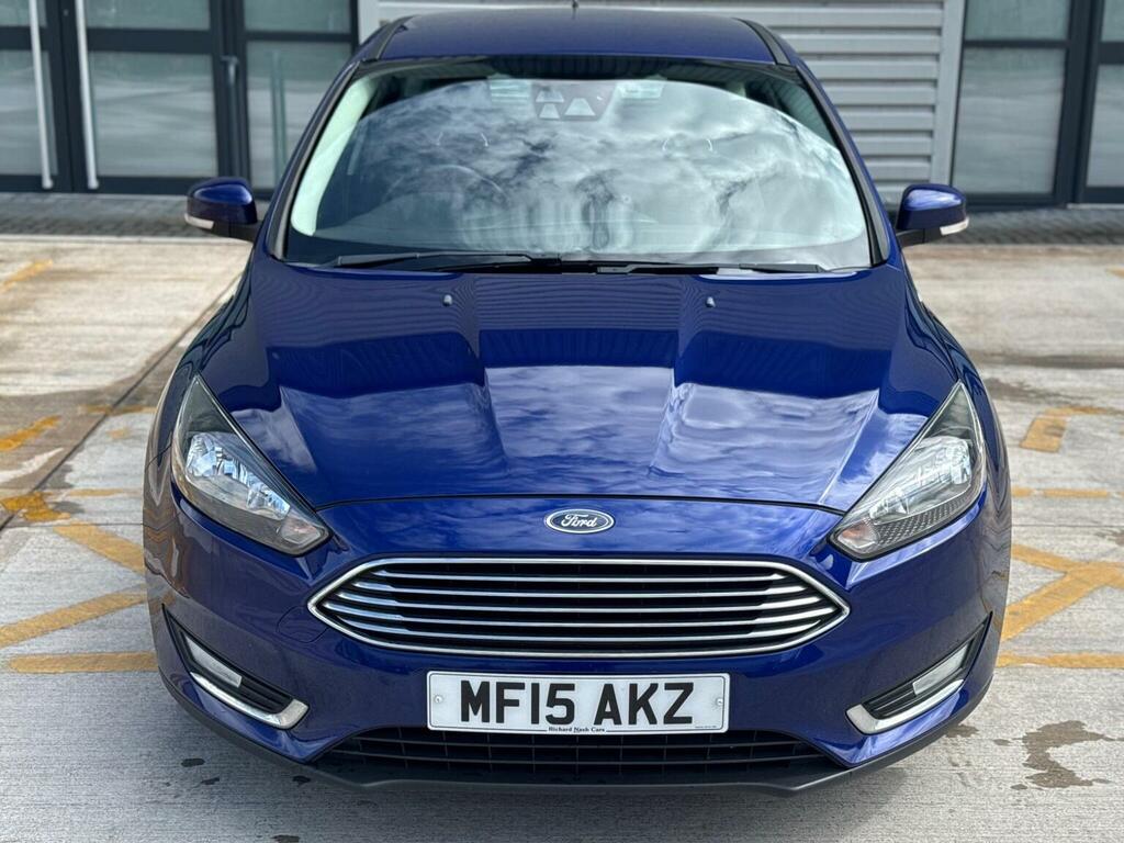 Ford Focus Hatchback 1.6 Tdci Titanium Euro 5 Ss 2015 MF15AKZ Blue #5