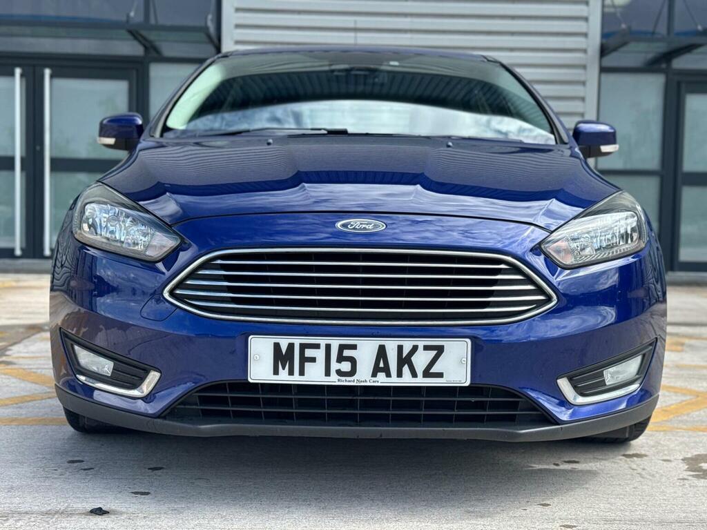 Ford Focus Hatchback 1.6 Tdci Titanium Euro 5 Ss 2015 MF15AKZ Blue #6