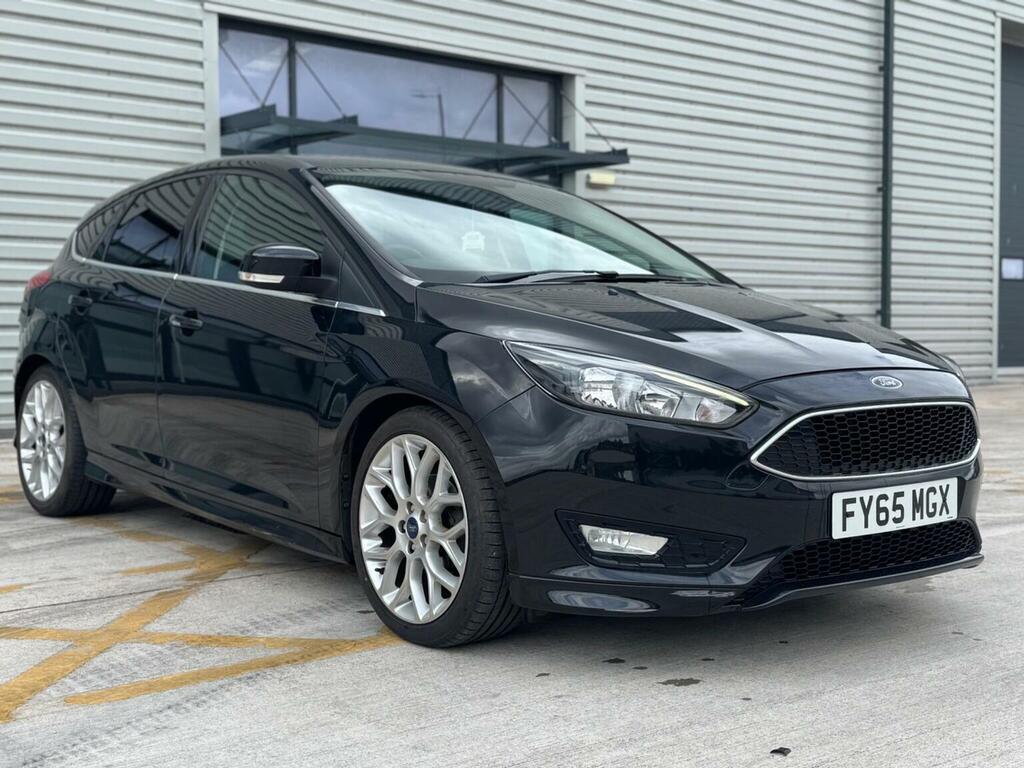 Ford Focus Hatchback 1.0T Ecoboost Zetec S Euro 6 Ss FY65MGX Black #5