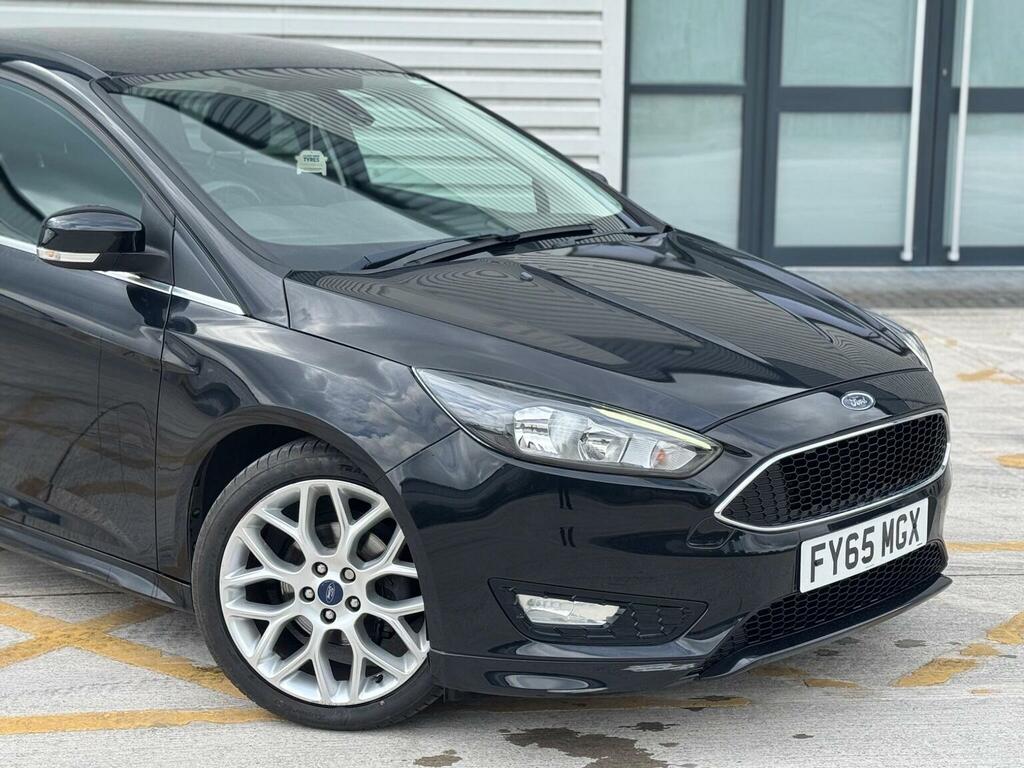 Ford Focus Hatchback 1.0T Ecoboost Zetec S Euro 6 Ss FY65MGX Black #3