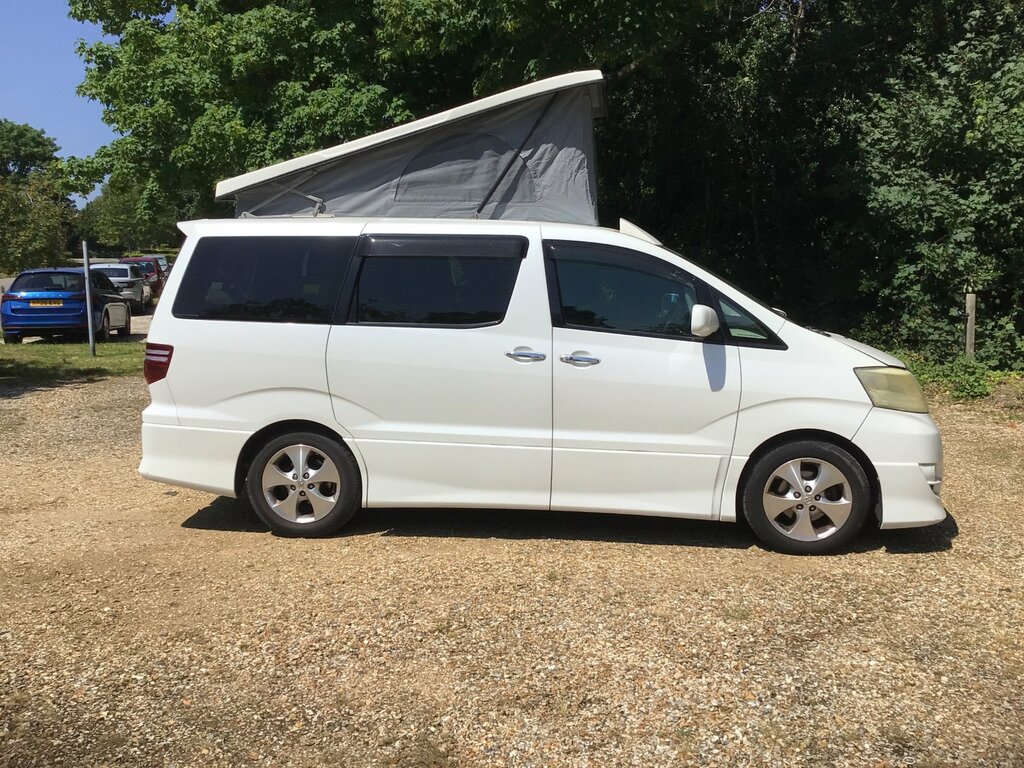 Toyota Alphard Campervan White #3