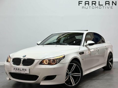 BMW M5 5.0 V10 Saloon White #3