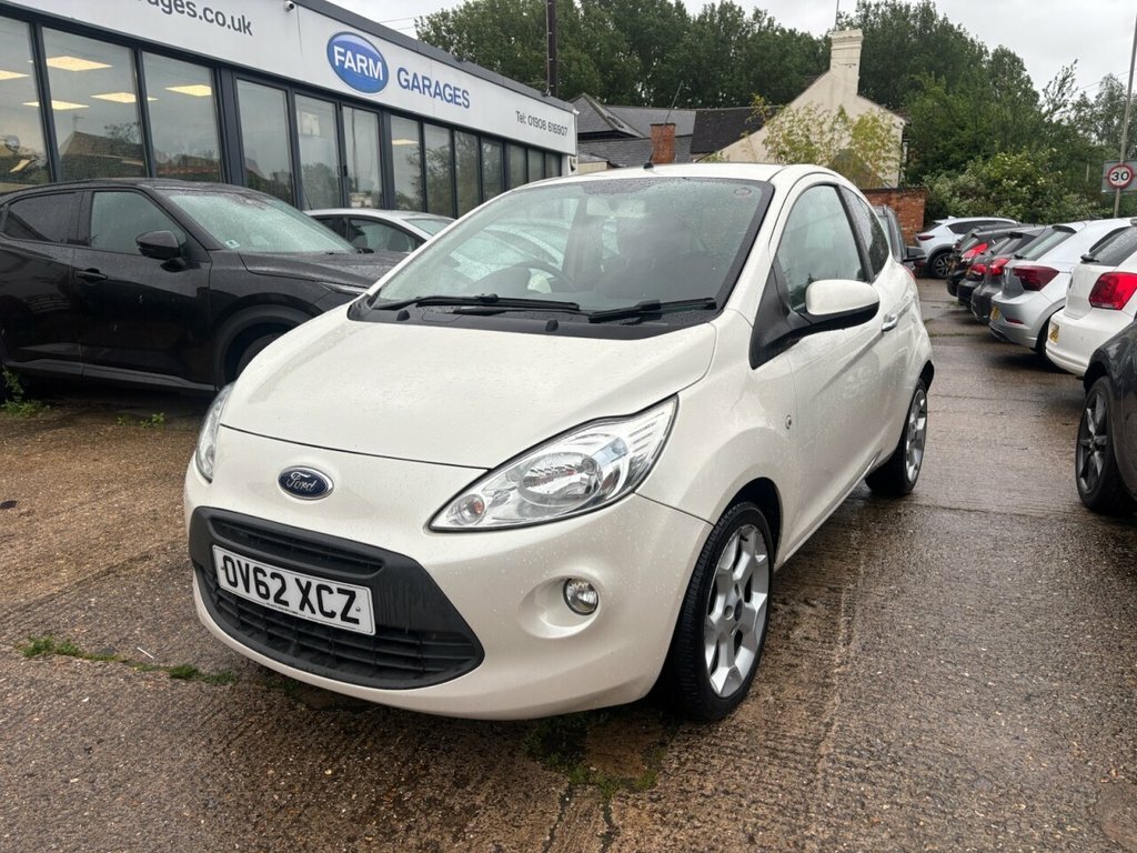 Ford KA Hatchback OV62XCZ White #2