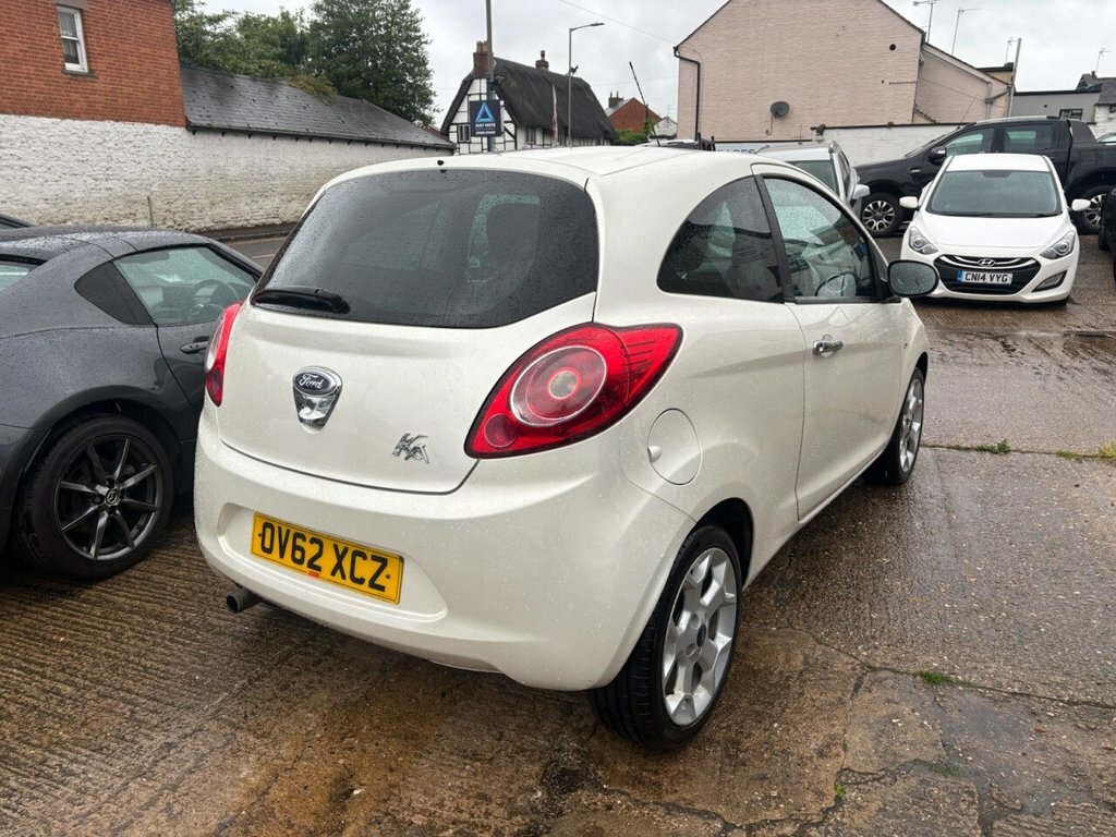 Ford KA Hatchback OV62XCZ White #5