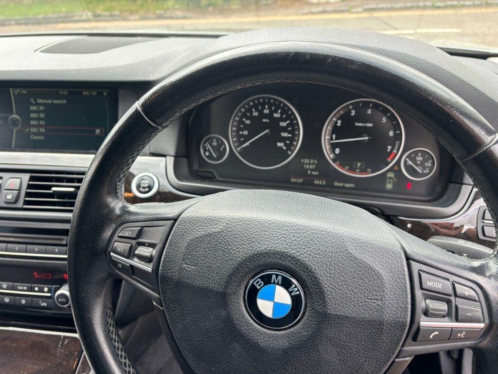 BMW 5 Series  White #11