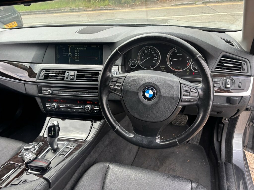 BMW 5 Series  White #9