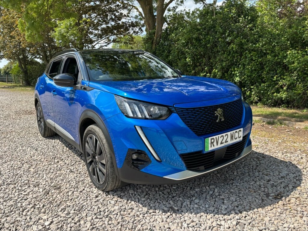 Peugeot e-2008 Suv Blue #3
