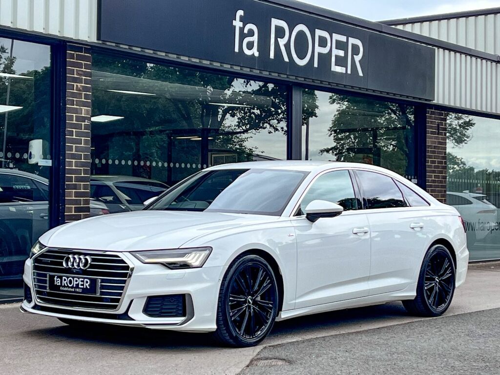 Audi A6 2.0 Tdi 40 S Line Quattro S Tronic 204Ps White