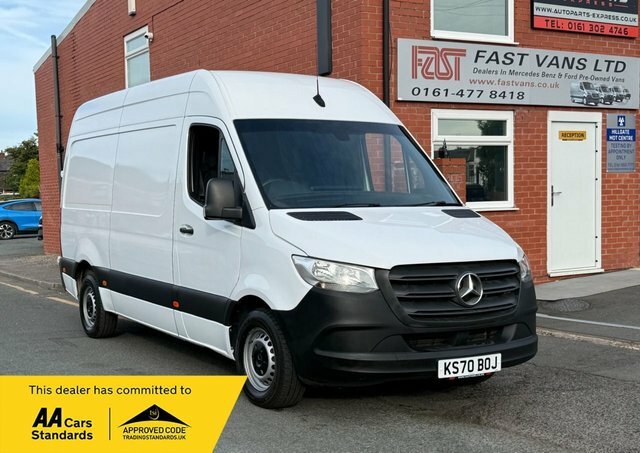 Mercedes-Benz Sprinter 2.0 315 Progressive Cdi Mwb High Roof 150 Bhp White