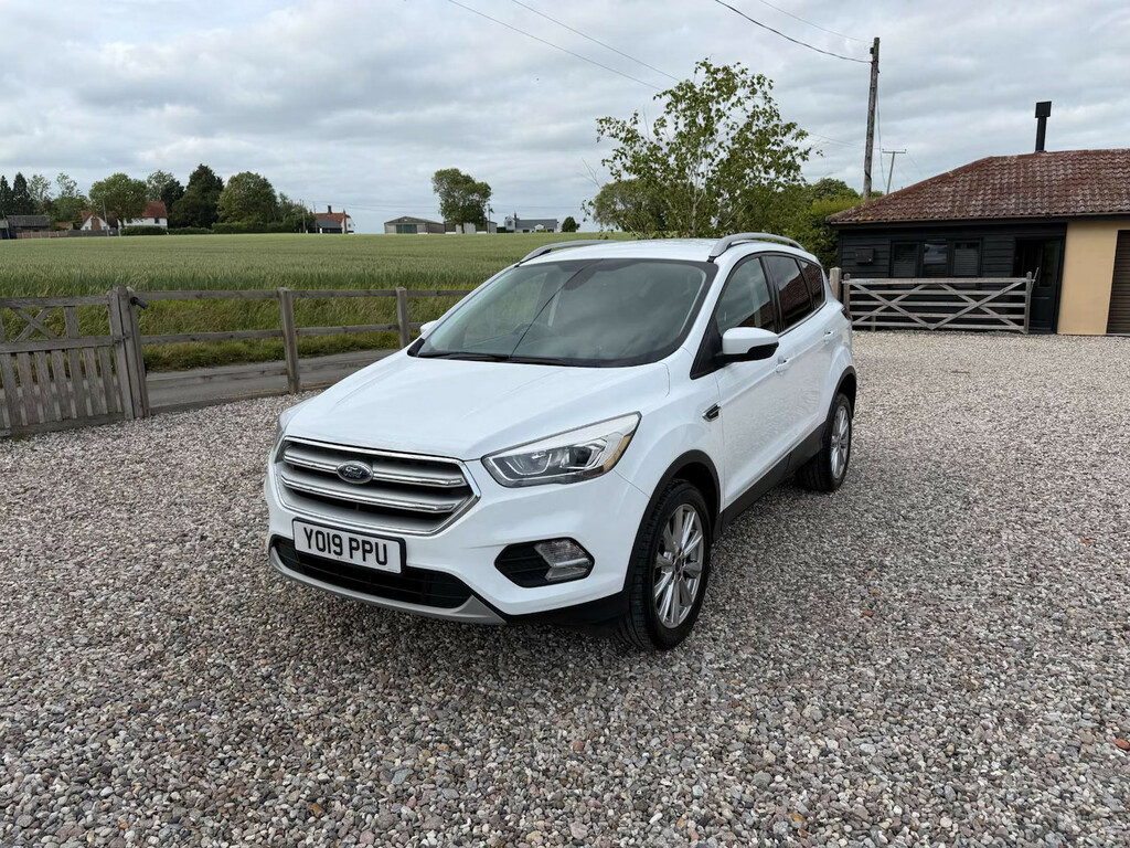 Ford Kuga 2.0 Tdci Titanium Edition 2Wd Hatchback YO19PPU White #2