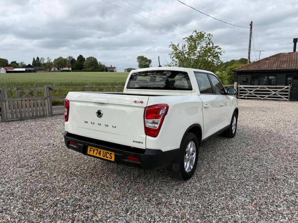 SsangYong Musso 2.2 Double Cab Pick Up Ex Pick Up White #4