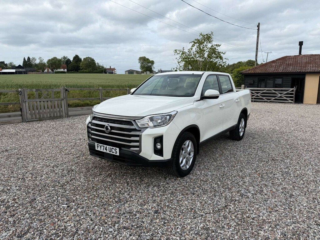 SsangYong Musso 2.2 Double Cab Pick Up Ex Pick Up White #2