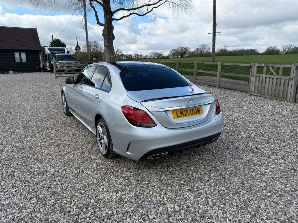 Mercedes-Benz C Class C300e Amg Line Premium Plus 9G-tronic Saloon P Silver #2