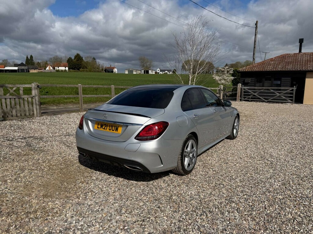 Mercedes-Benz C Class C300e Amg Line Premium Plus 9G-tronic Saloon P Silver #3