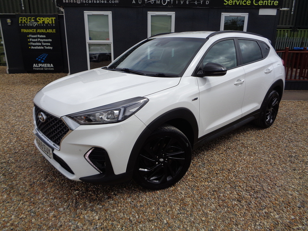 Hyundai Tucson T-gdi N Line White #4