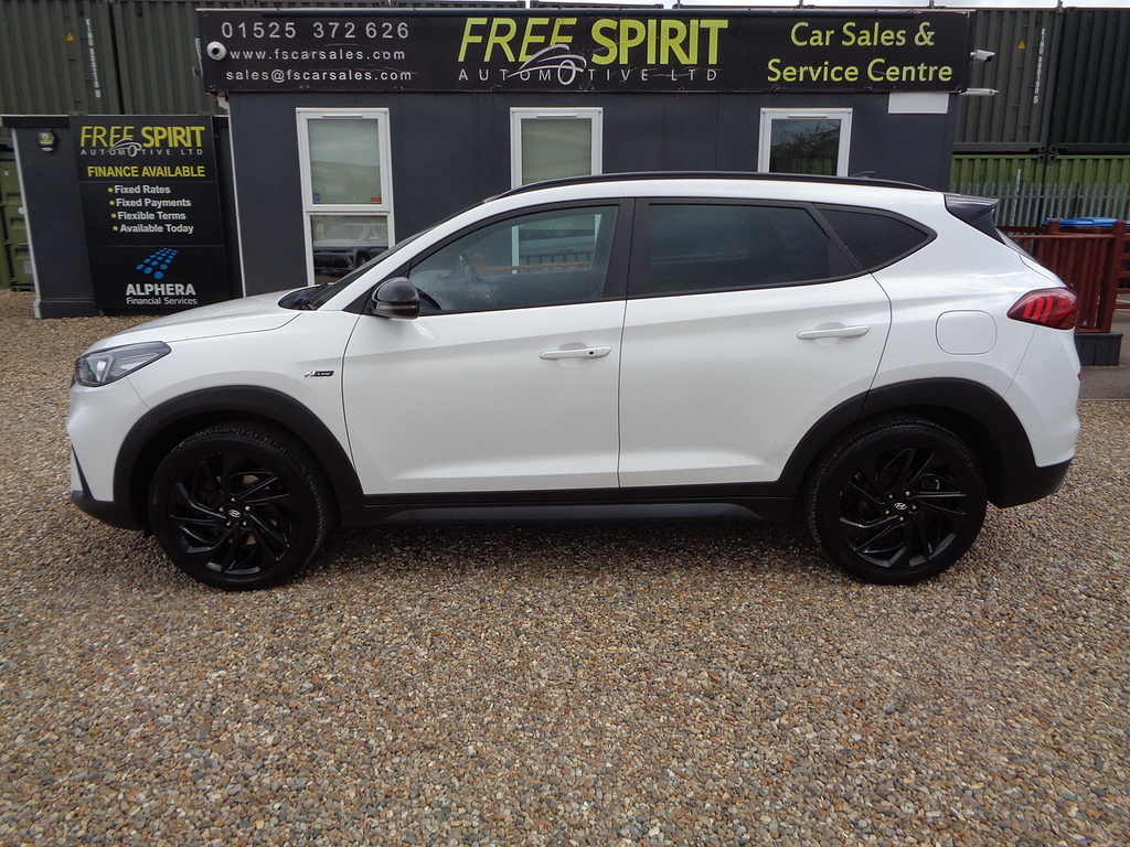 Hyundai Tucson T-gdi N Line White #6