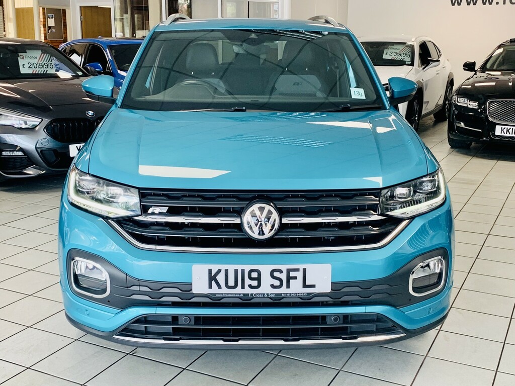 Volkswagen T-Cross 1.0 Tsi R-line Blue #4