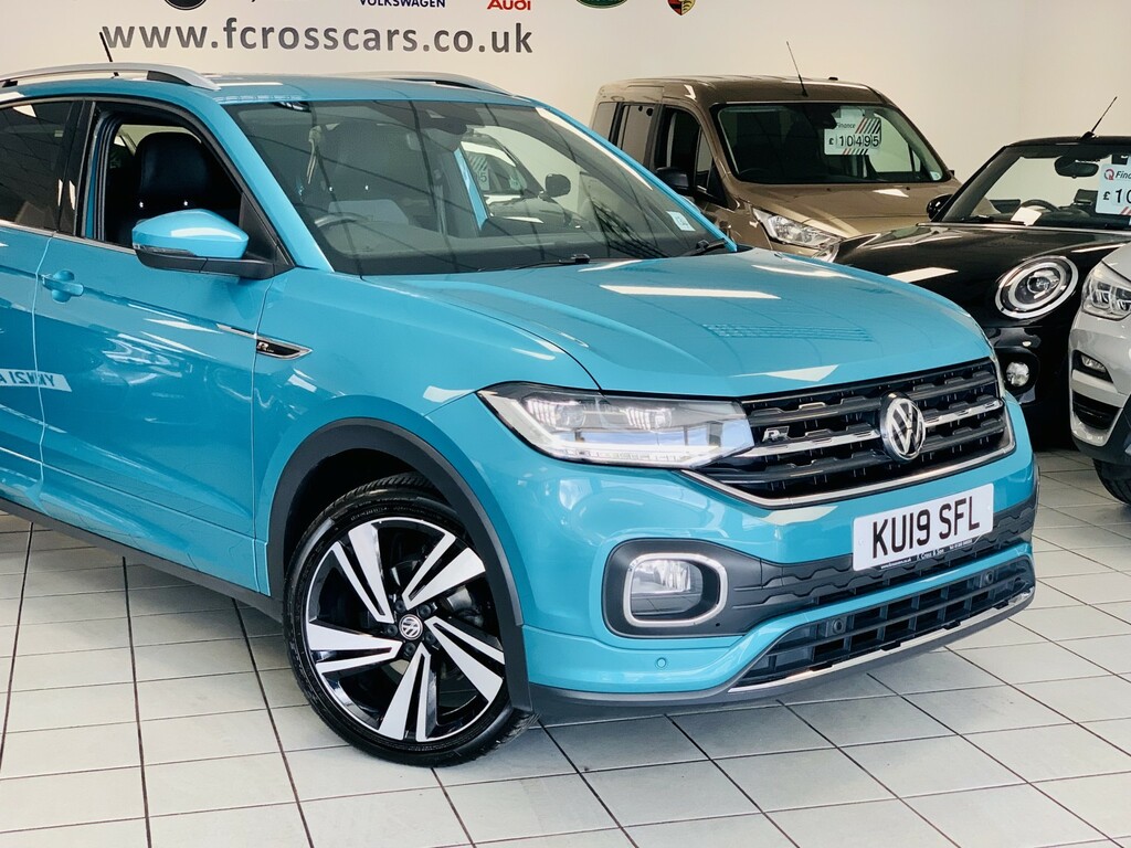 Volkswagen T-Cross 1.0 Tsi R-line Blue #5
