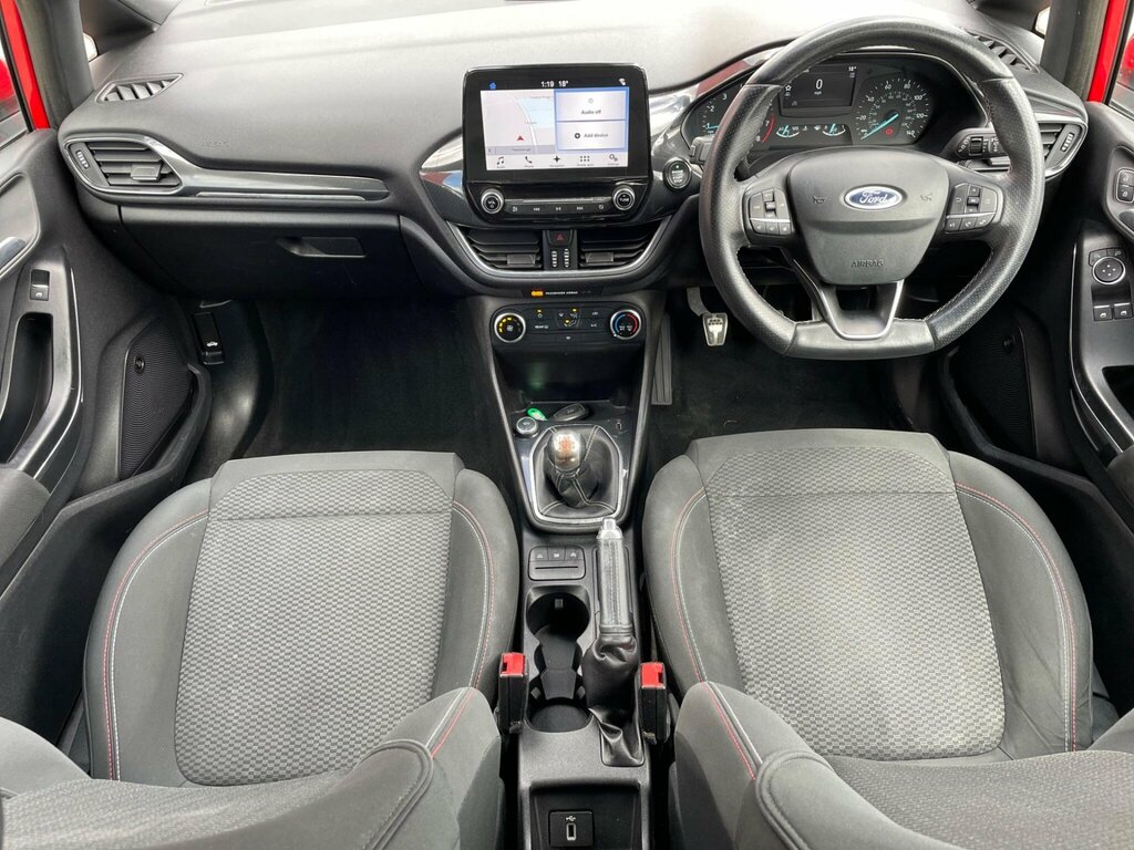 Ford Fiesta 1.0T Ecoboost St-line Euro 6 Ss MM67JJF Red #2