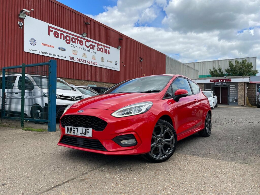 Ford Fiesta 1.0T Ecoboost St-line Euro 6 Ss MM67JJF Red