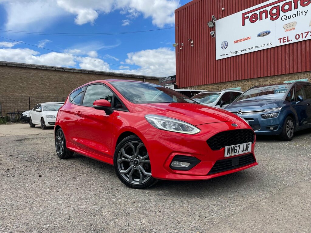 Ford Fiesta 1.0T Ecoboost St-line Euro 6 Ss MM67JJF Red #4