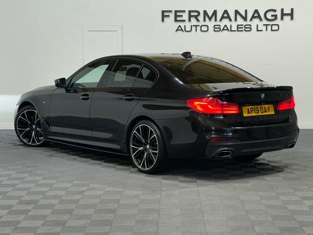 BMW 5 Series 2.0 520D M Sport Saloon Euro 6 S Black #3