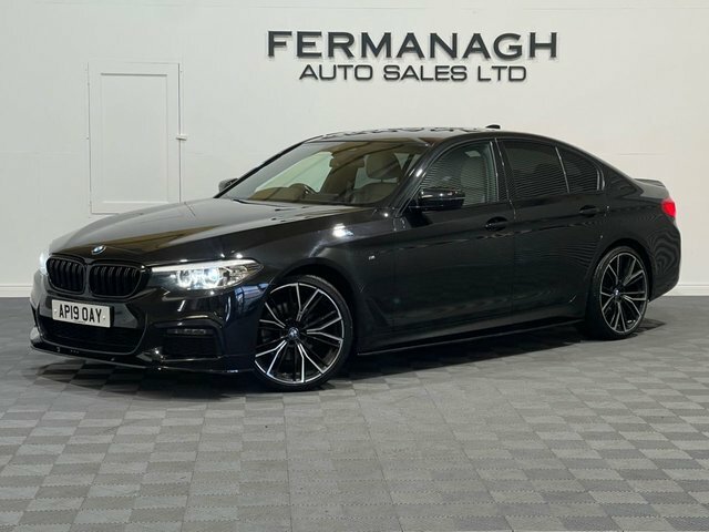 BMW 5 Series 2.0 520D M Sport Saloon Euro 6 S Black #4