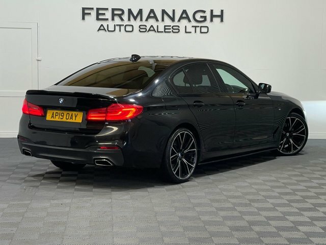 BMW 5 Series 2.0 520D M Sport Saloon Euro 6 S Black #6
