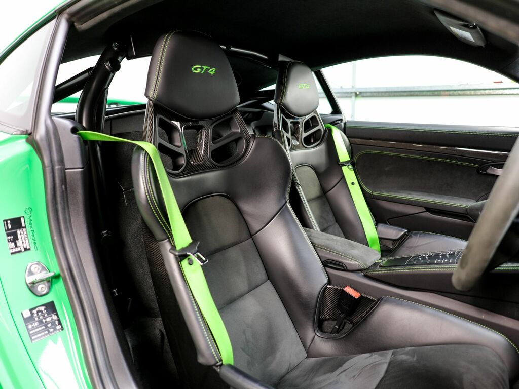 Porsche 718 Cayman Gt4 Semi-auto Green #2