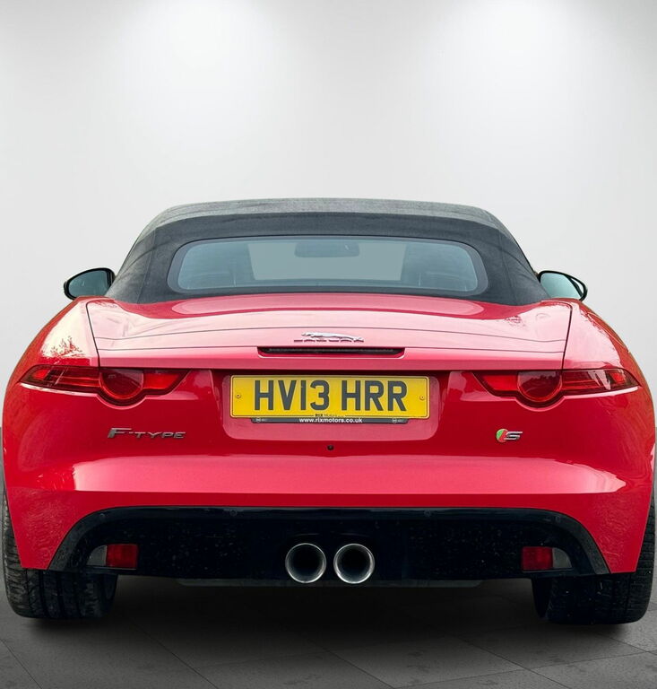 Jaguar F-Type 3.0 V6 S Convertible Euro 5 S S HV13HRR Red #5