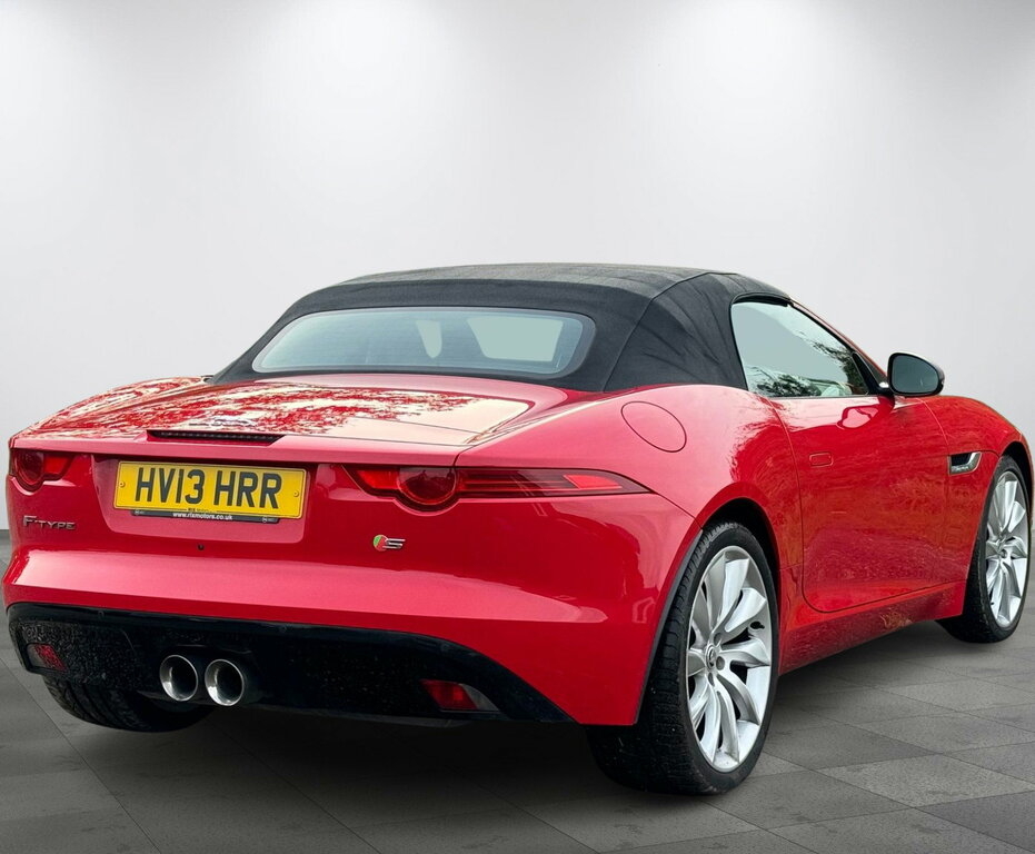 Jaguar F-Type 3.0 V6 S Convertible Euro 5 S S HV13HRR Red #4
