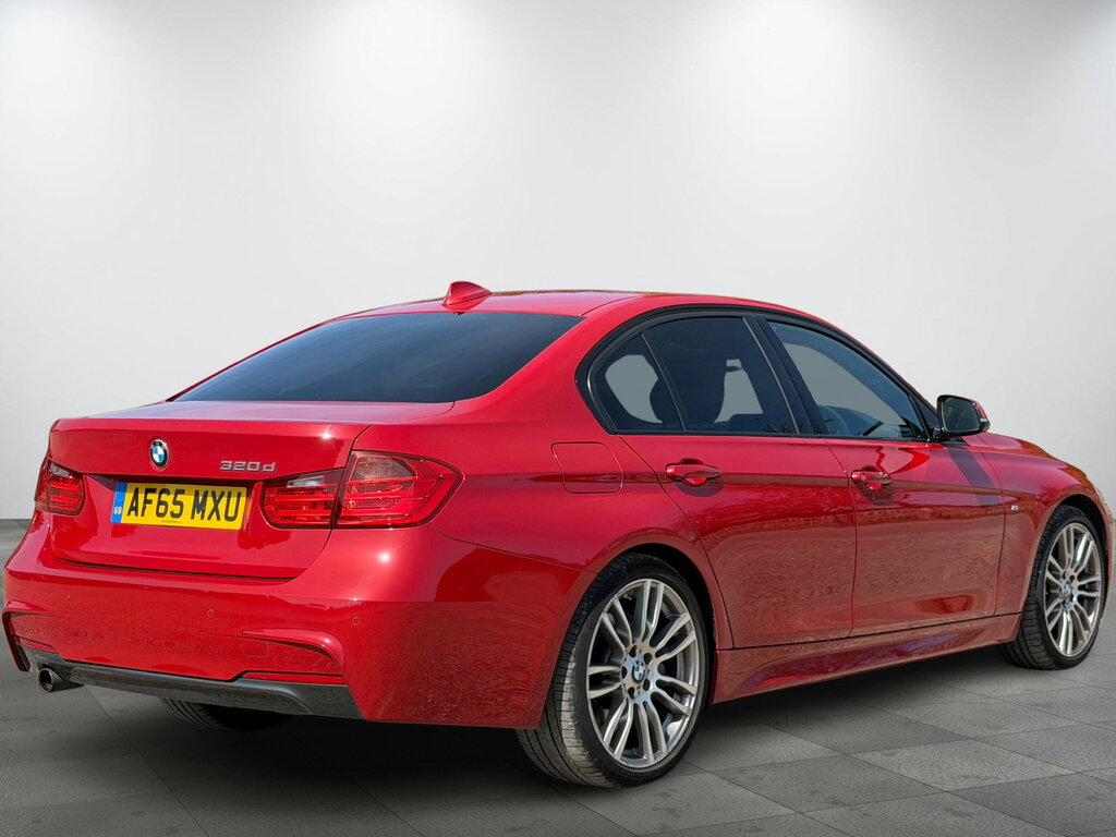 BMW 3 Series 2.0 320D Blueperformance M Sport Saloon AF65MXU Red #6