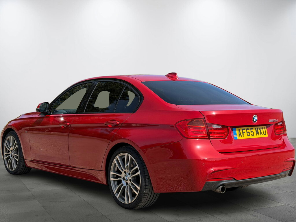 BMW 3 Series 2.0 320D Blueperformance M Sport Saloon AF65MXU Red #4