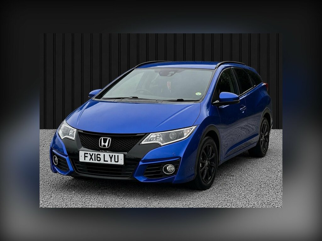 Honda Civic 1.6 I-dtec Se Plus Tourer Euro 5 Ss Navi Blue #3