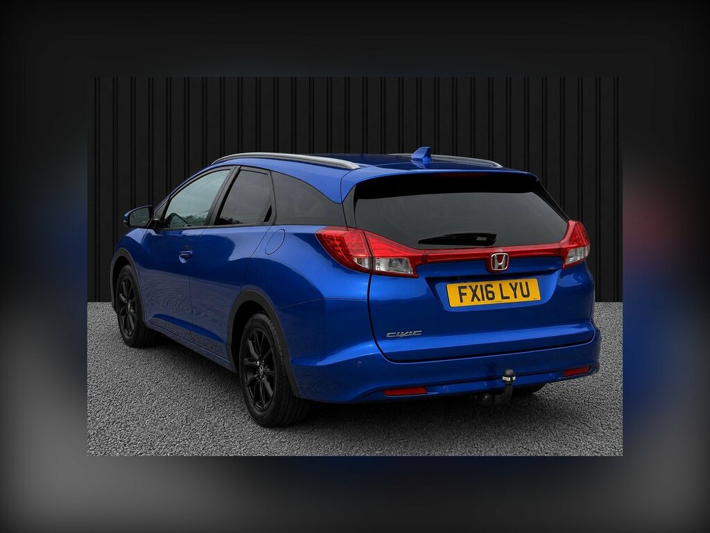 Honda Civic 1.6 I-dtec Se Plus Tourer Euro 5 Ss Navi Blue #4
