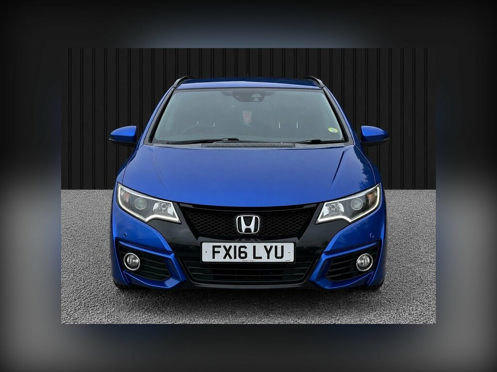 Honda Civic 1.6 I-dtec Se Plus Tourer Euro 5 Ss Navi Blue #2