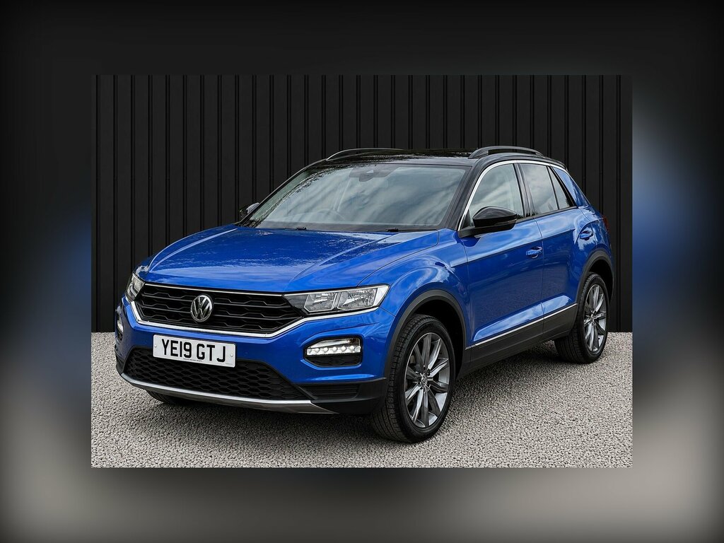 Volkswagen T-Roc 1.6 Tdi Se Euro 6 Ss YE19GTJ Blue #6