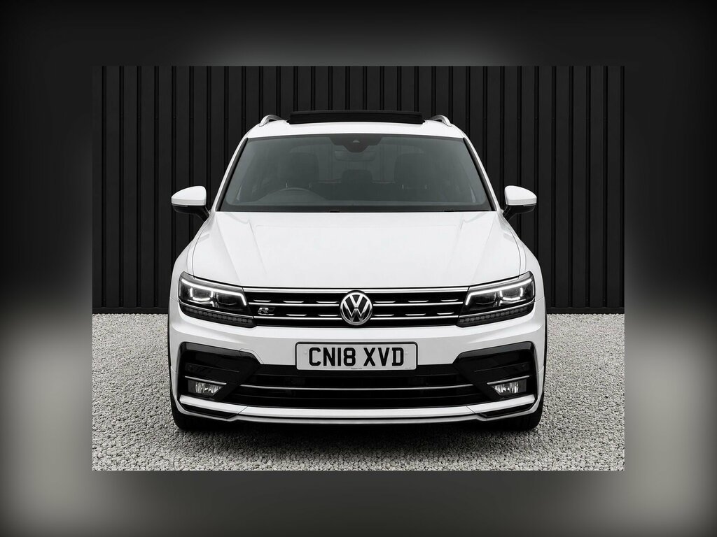 Volkswagen Tiguan 2.0 Tdi R-line Dsg 4Motion Euro 6 Ss CN18XVD White #5
