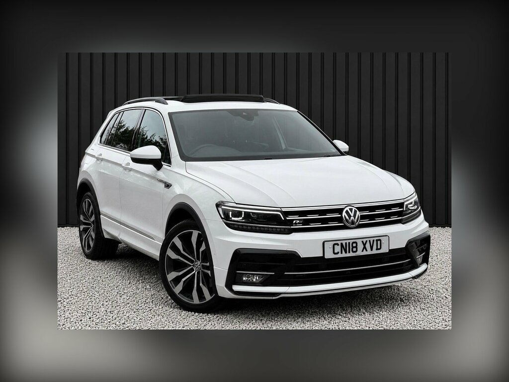 Volkswagen Tiguan 2.0 Tdi R-line Dsg 4Motion Euro 6 Ss CN18XVD White