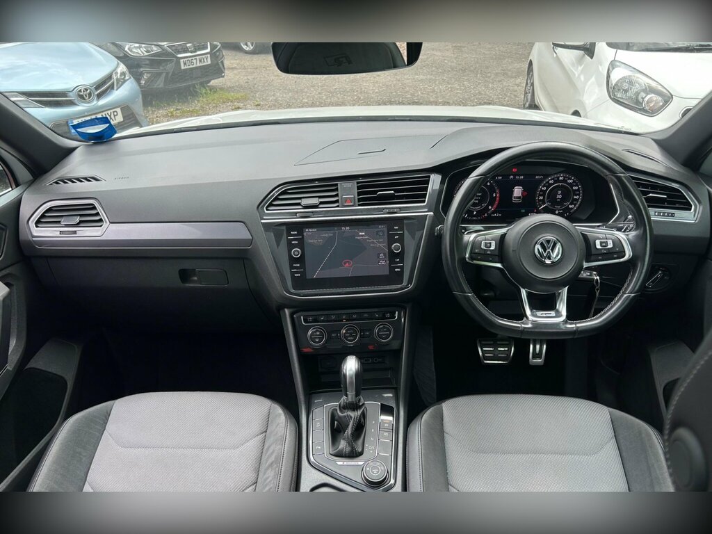 Volkswagen Tiguan 2.0 Tdi R-line Dsg 4Motion Euro 6 Ss CN18XVD White #3