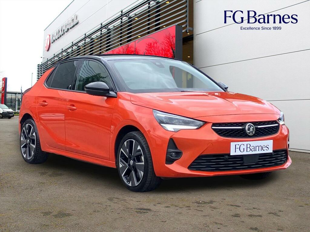 Vauxhall Corsa-e 100Kw Sri Nav Premium 50Kwh 7.4Kwch Orange