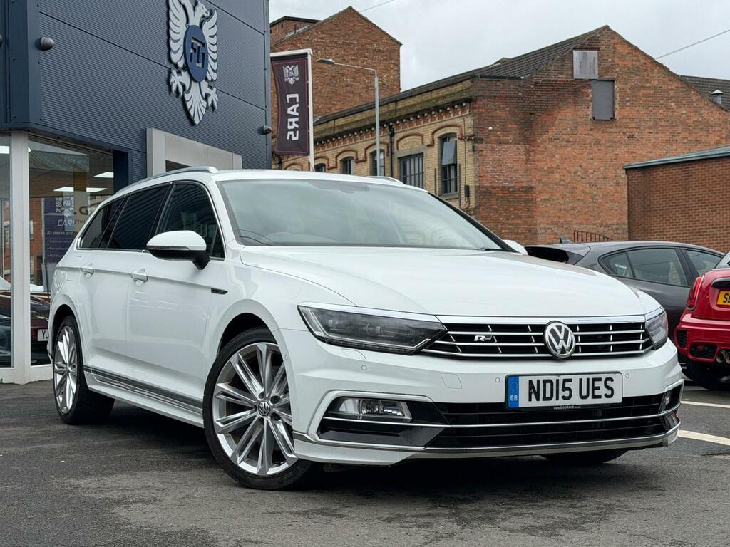 Volkswagen Passat Estate 2.0 Bitdi Bluemotion Tech R-line Dsg 4Motio White